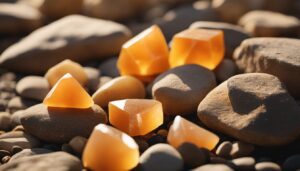 orange calcite