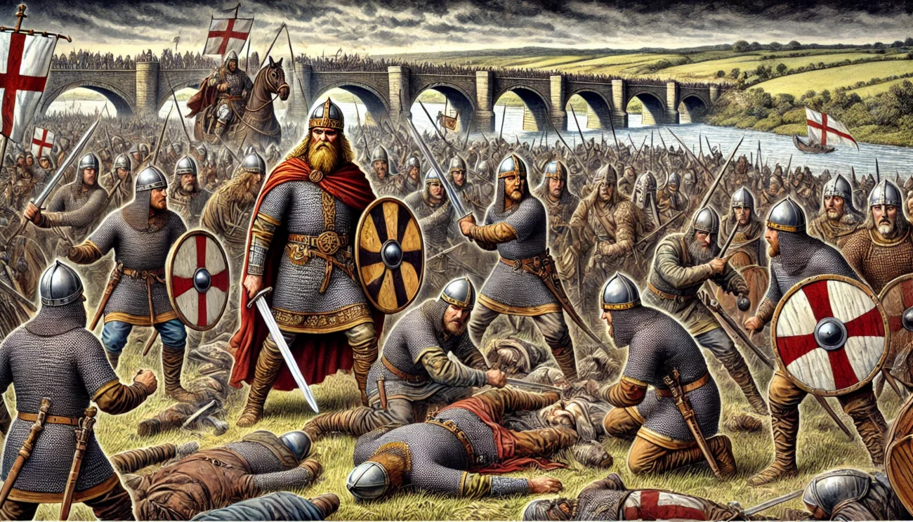 defeat of Harald Hardrada at the Battle of Stamford Bridge in 1066