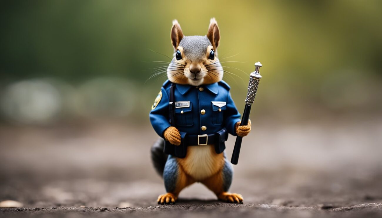 officer squirrel